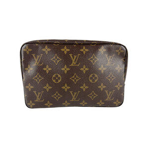 LOUIS VUITTON Brown Monogram Pouch